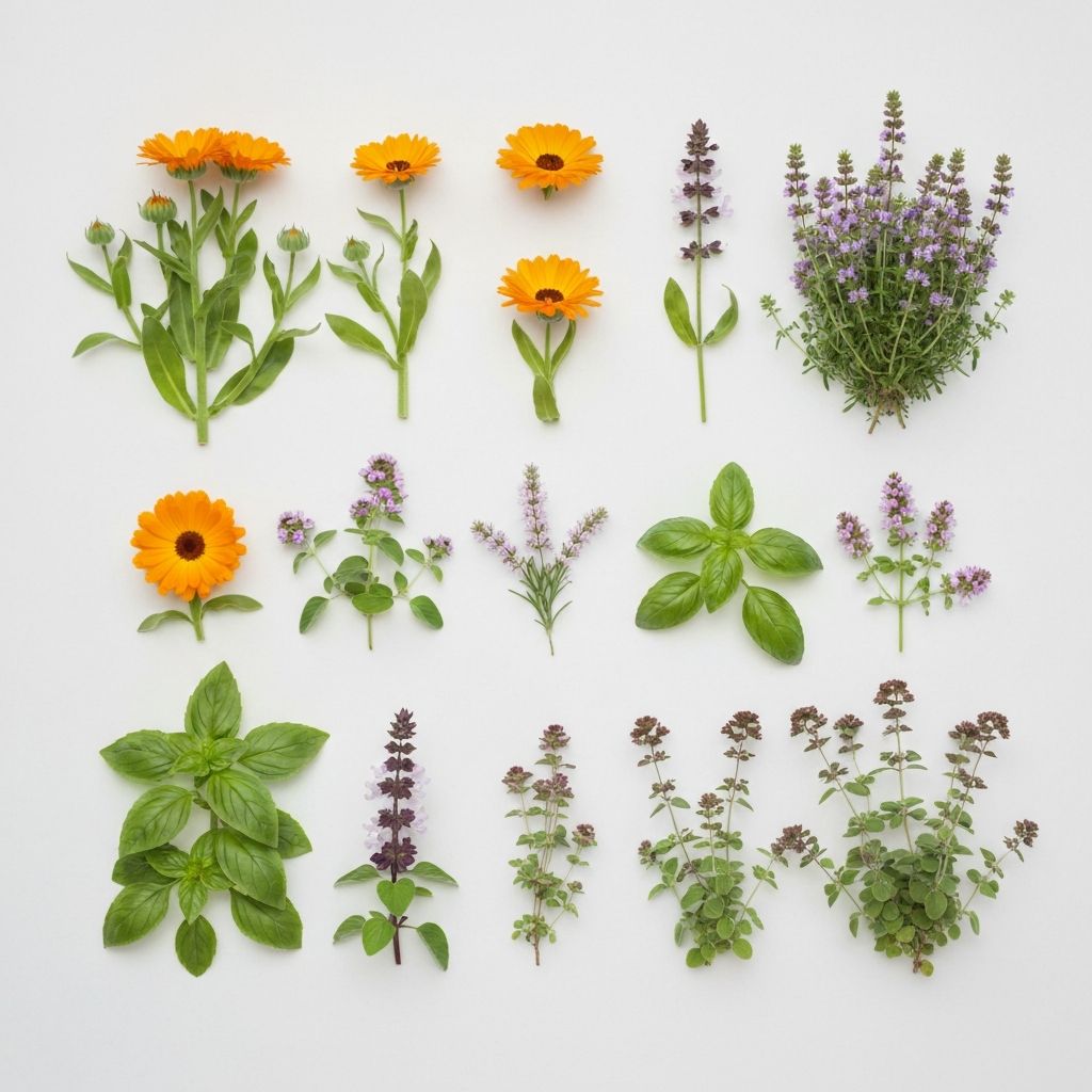 Vielfalt medizinischer und kulinarischer Kräuter
